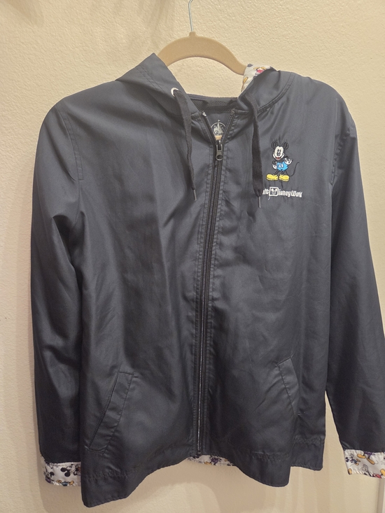 Disney Jackets & Blazers - Disney Unisex Black Mickey Windbreaker Rain Jacket